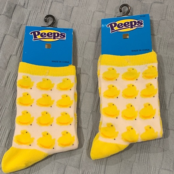 2 pairs of Peeps kids socks size S 13, 1-3 NEW - Picture 3 of 4